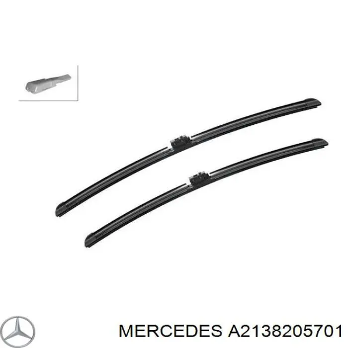 Щітка-двірник лобового скла, комплект з 2-х шт. Mercedes A2138205701 ціна, від 38.15 USD