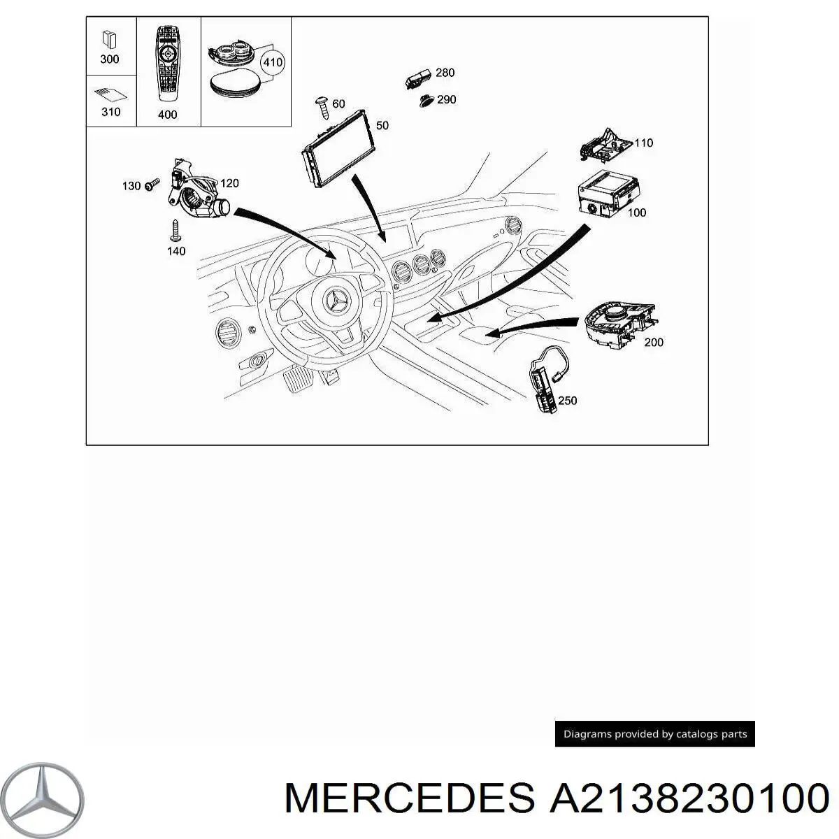 Купити A2138230100 Mercedes 