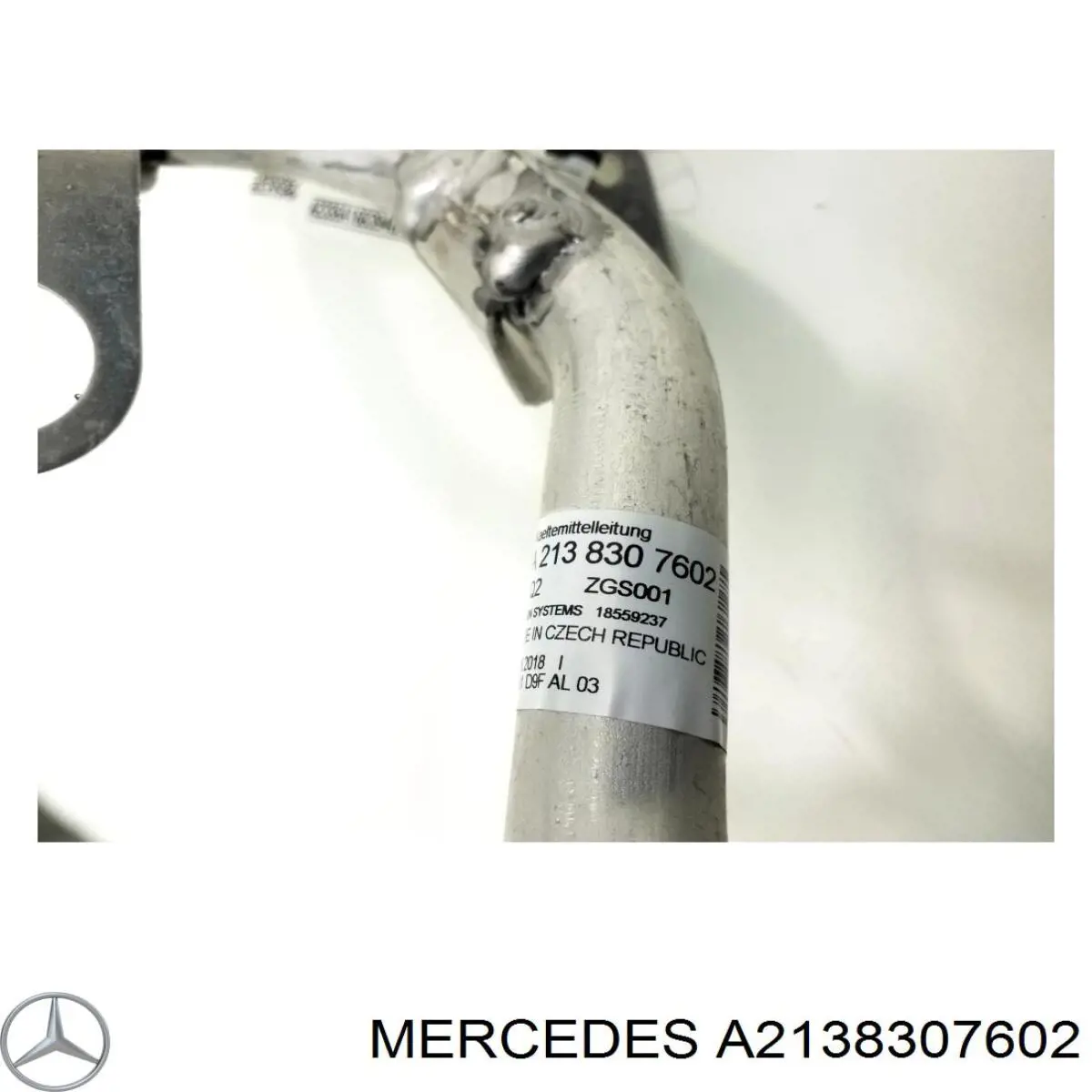 A2138307602 Mercedes Шланг кондиціонера, від випарника до компресора