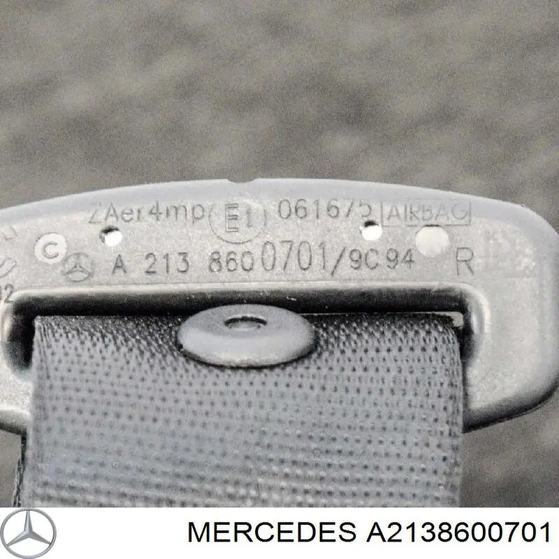 A2138600701 Mercedes Ремені безпеки