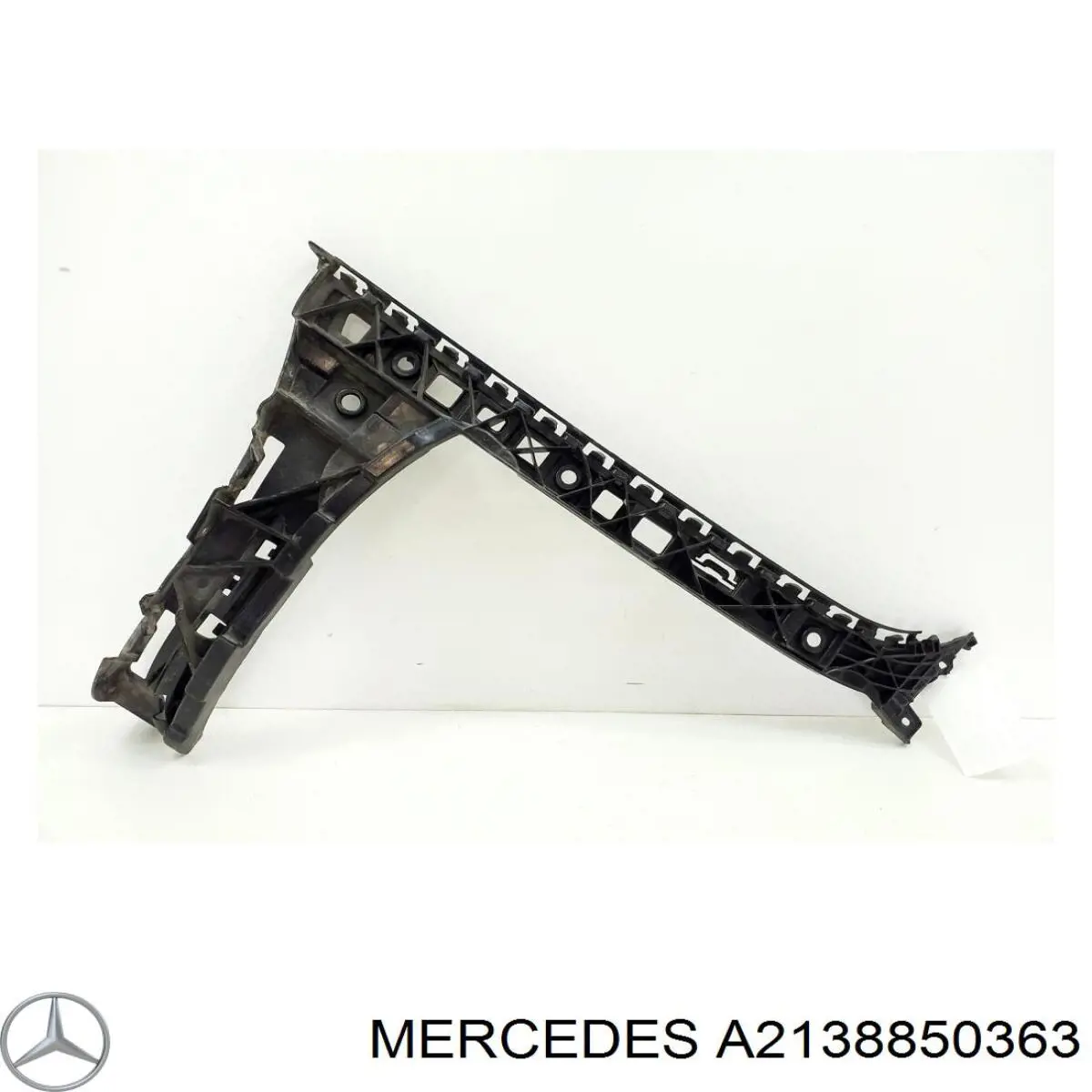 A2138850363 Mercedes Направляюча заднього бампера, ліва
