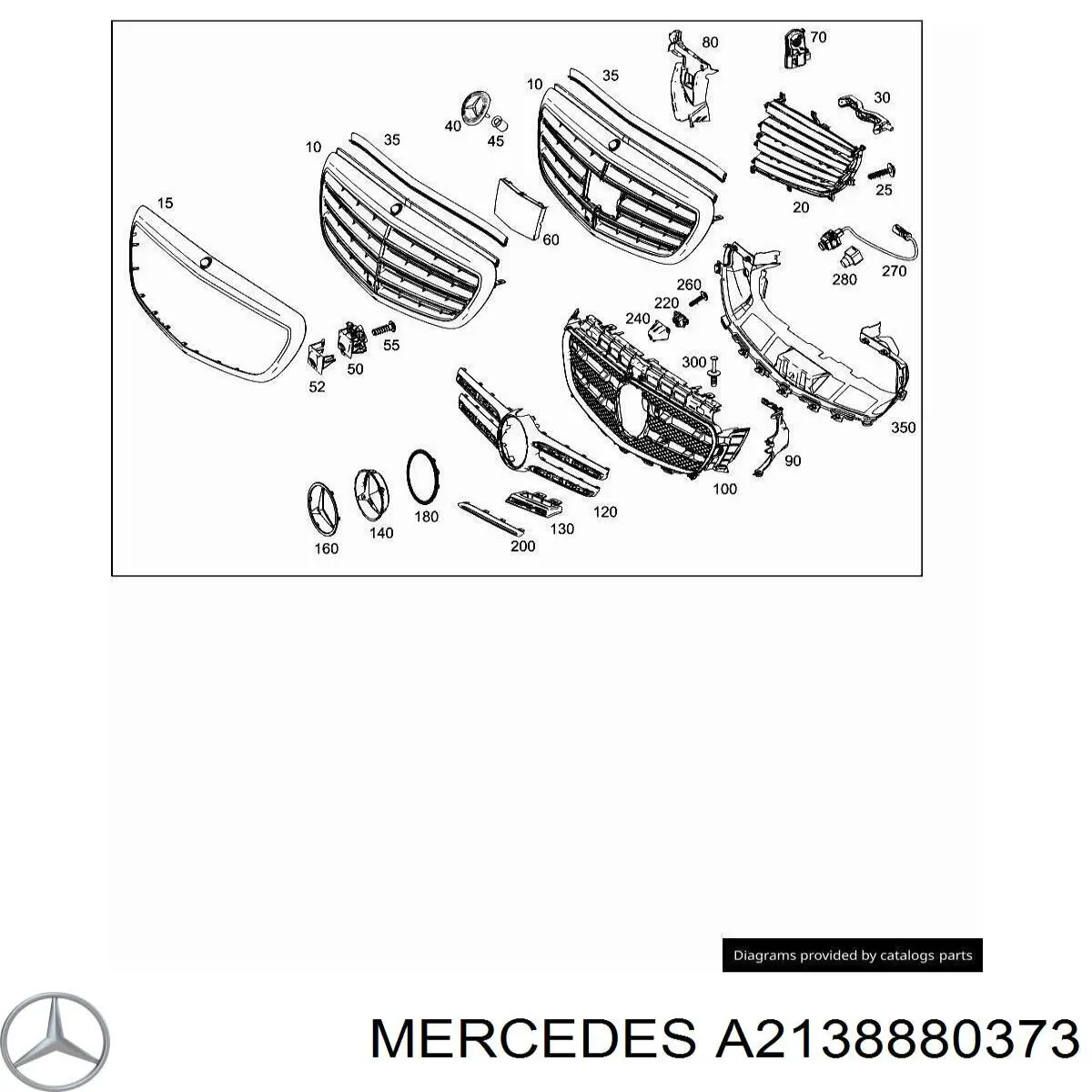  Mercedes A213888037364 ціна, від 38.27 USD