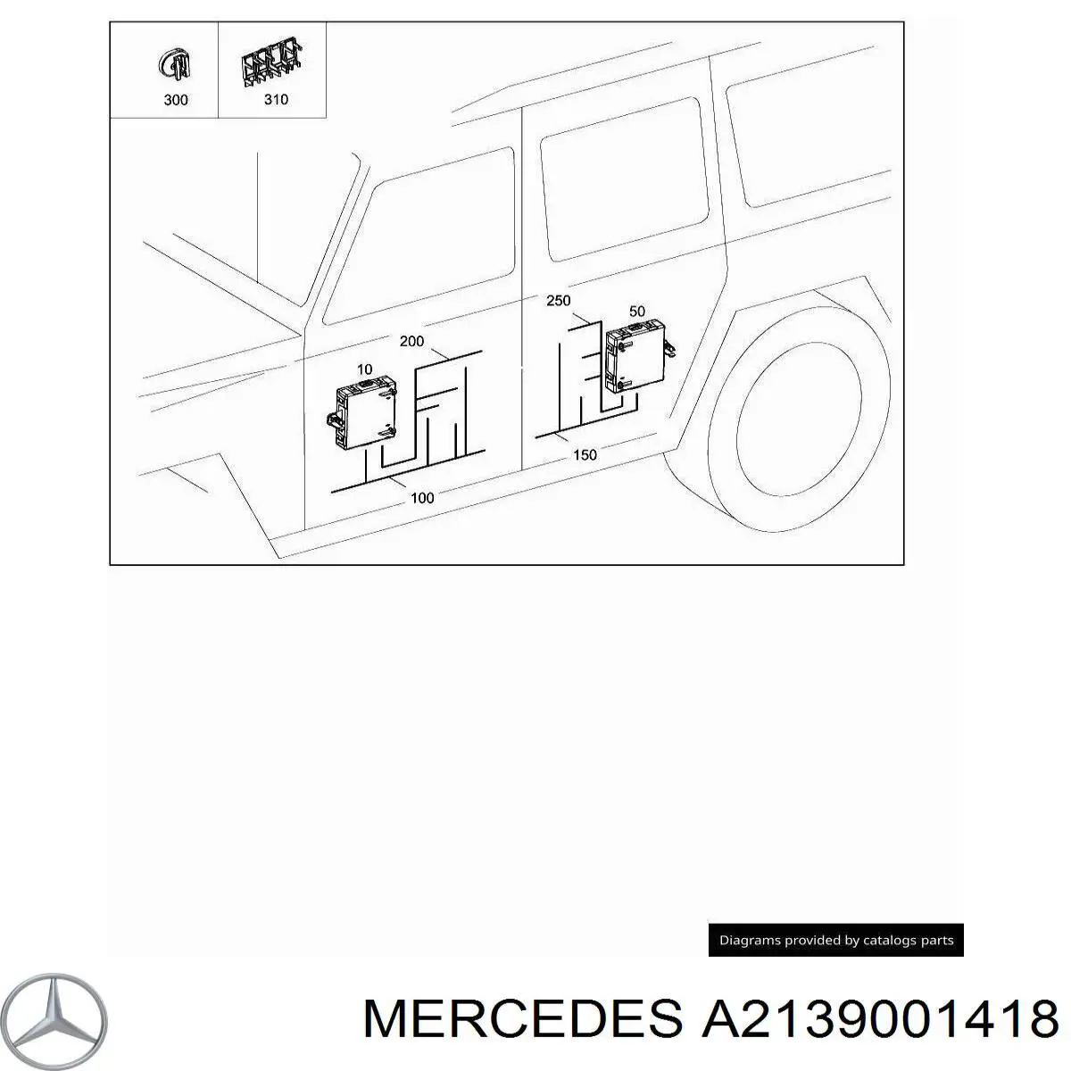 A2139001418 Mercedes 