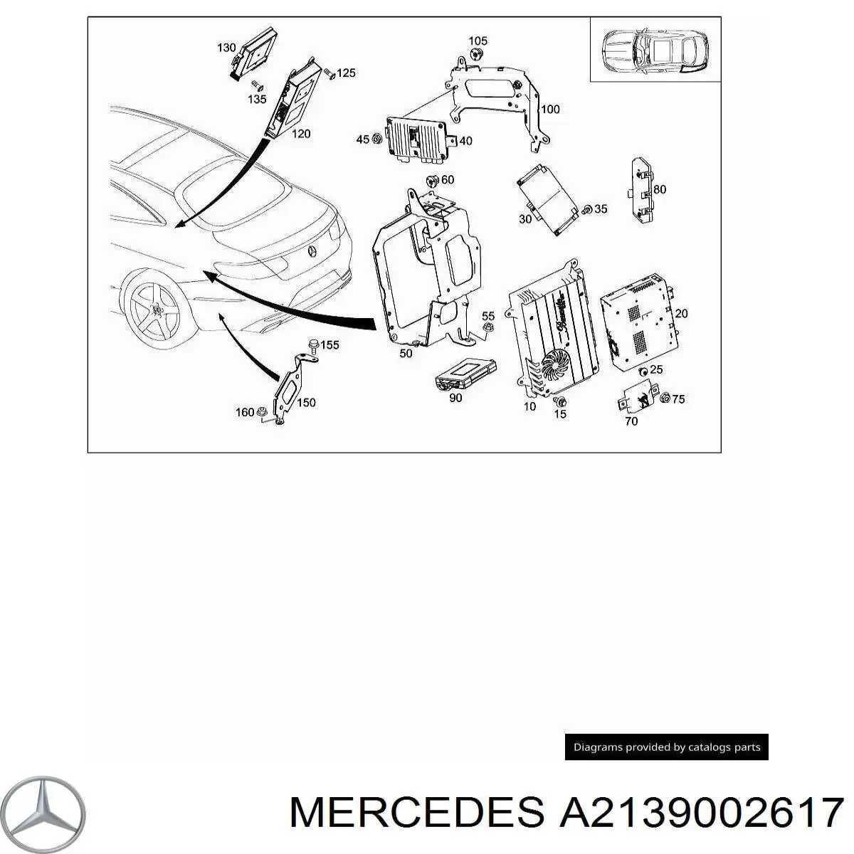 A2139002617 Mercedes 