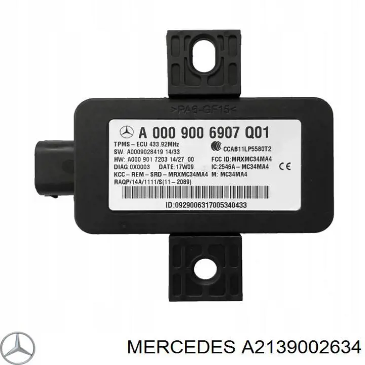 Модуль керування (ЕБУ) світлом фар Mercedes A2139002634