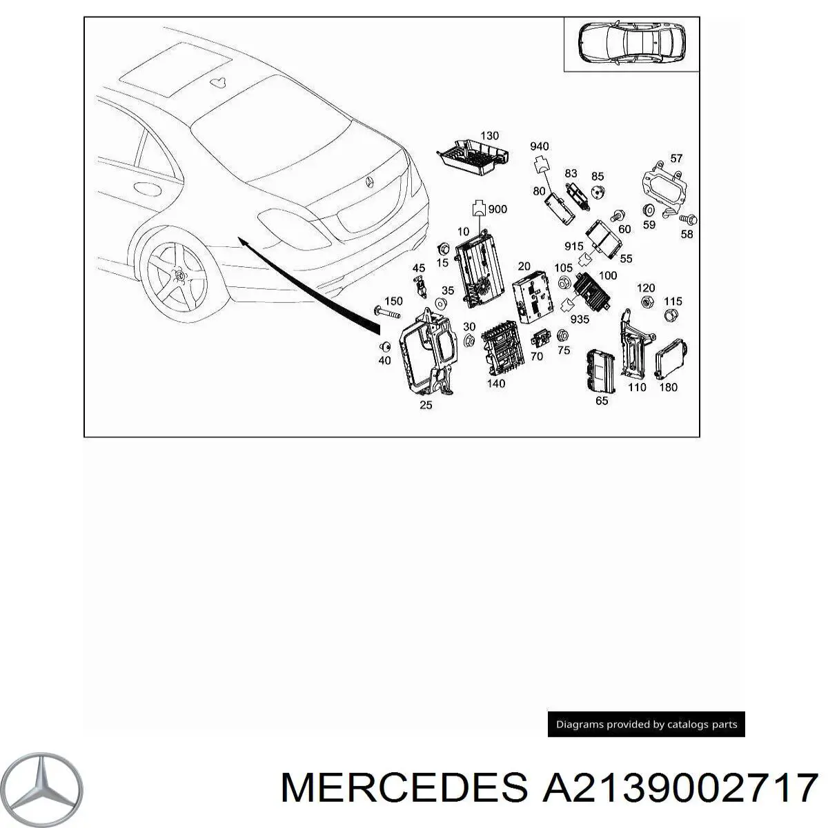 A2139002717 Mercedes 