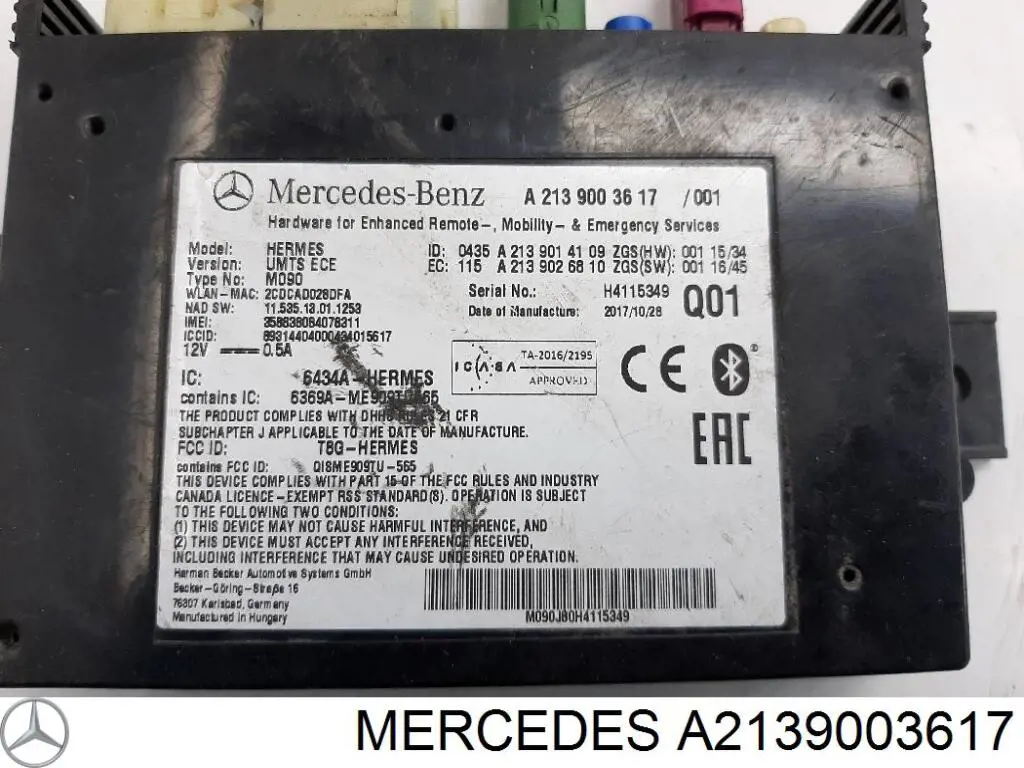 A2139003617 Mercedes 