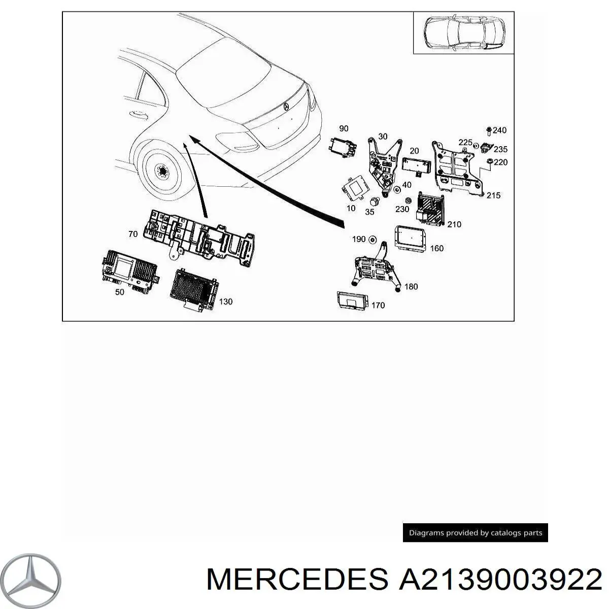  A2139003922 Mercedes