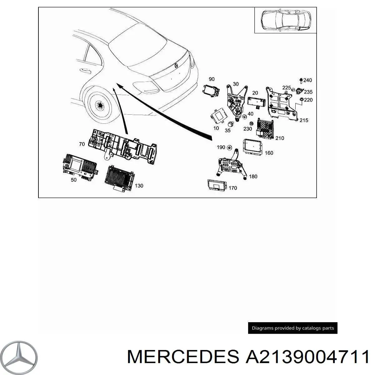 A2139004711 Mercedes 