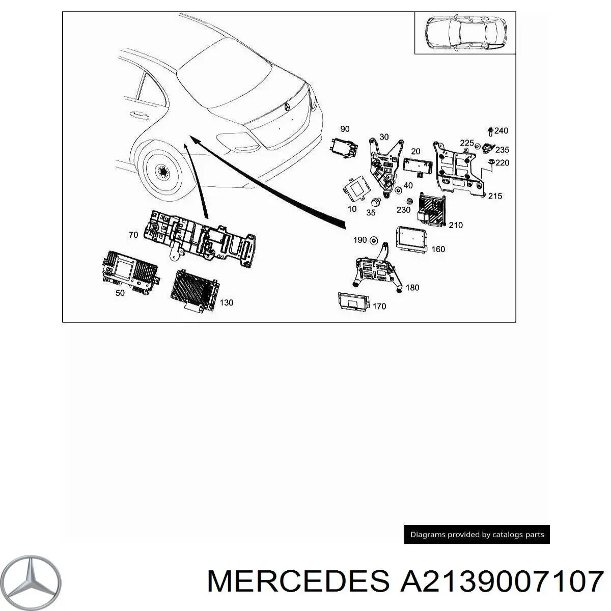 A2139007107 Mercedes 