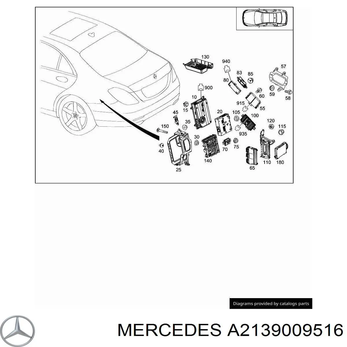 A2139009516 Mercedes 