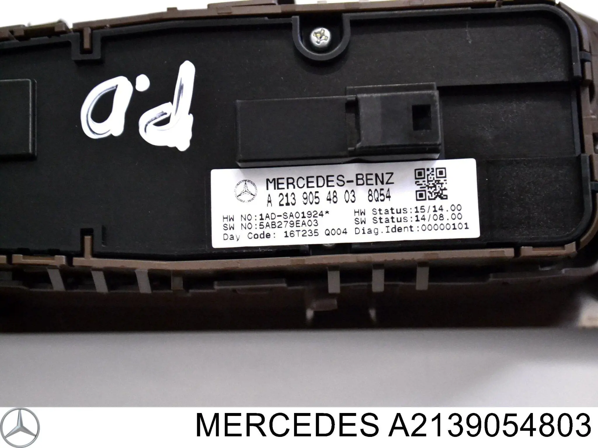 A2139054803 Mercedes кнопковий блок керування склопідіймачами передній лівий