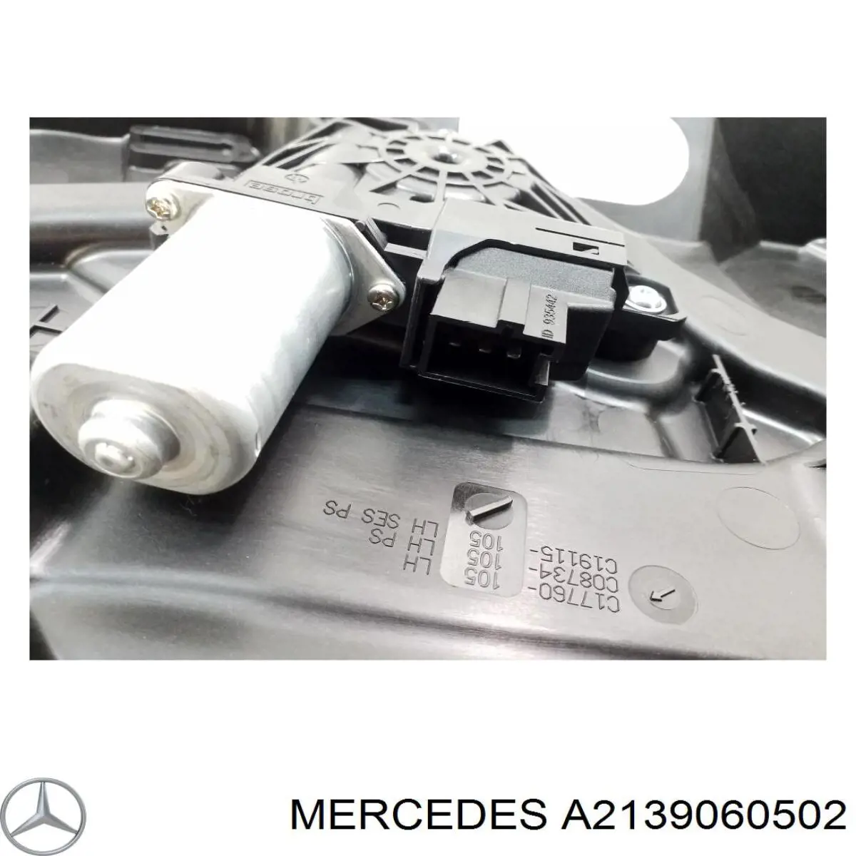 Купити A2139060502 Mercedes Двигун стеклопод'емника двері задньої, лівої