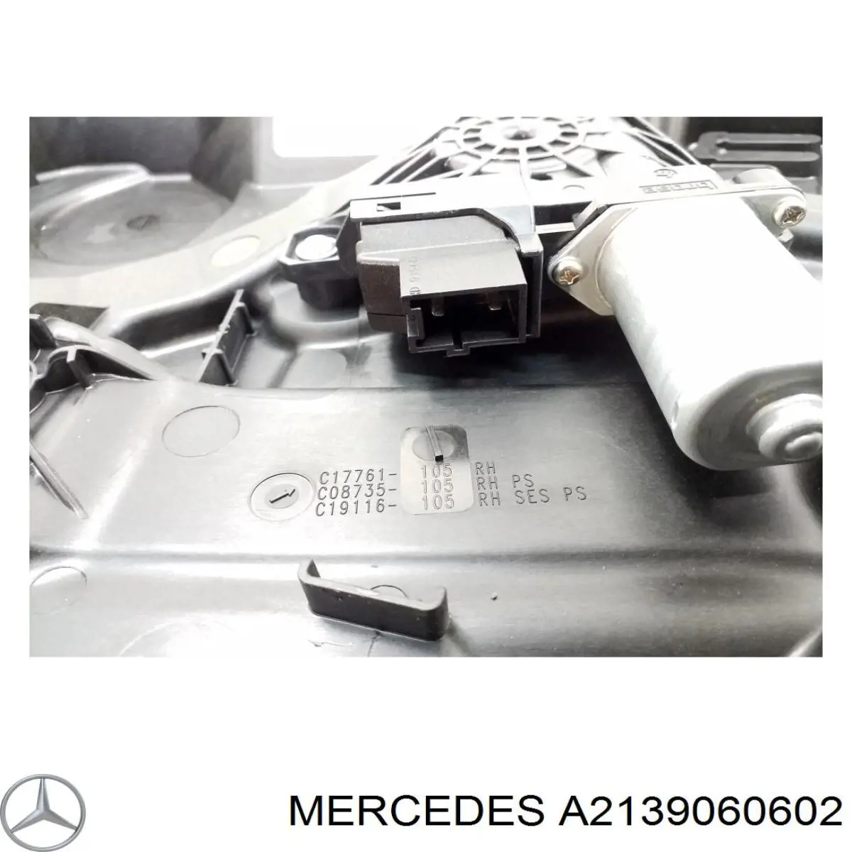 Двигун стеклопод'емника двері задньої, правої A213906060206 Mercedes