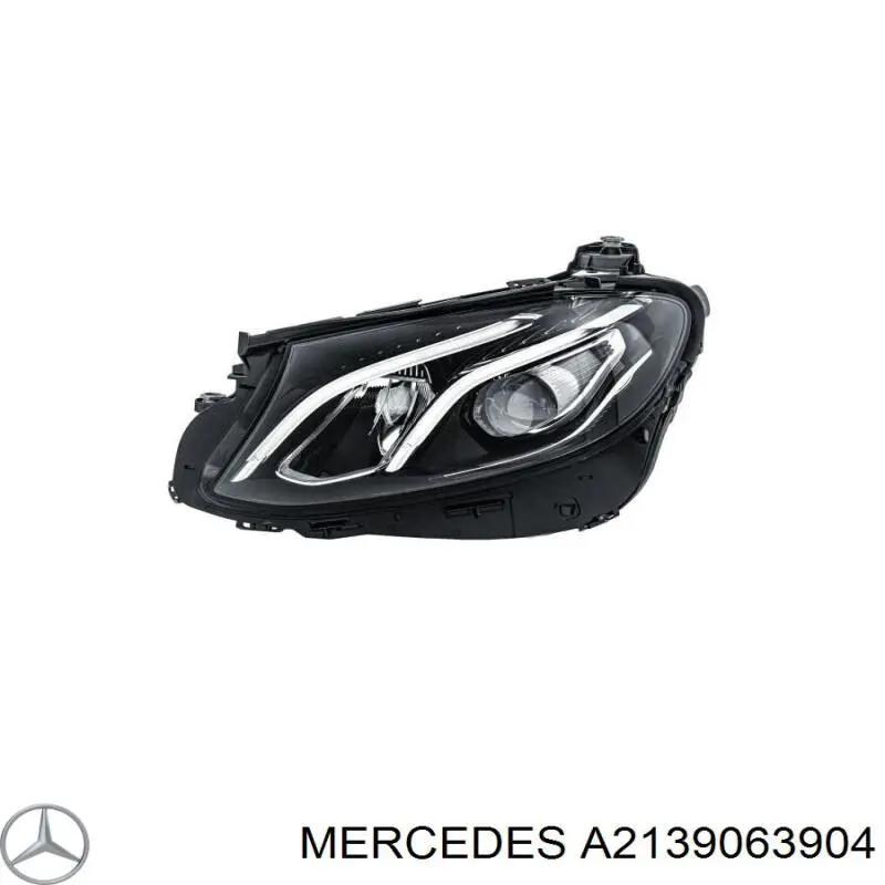 Блок фара ліва Mercedes A2139063904 ціна, від 544.54 USD