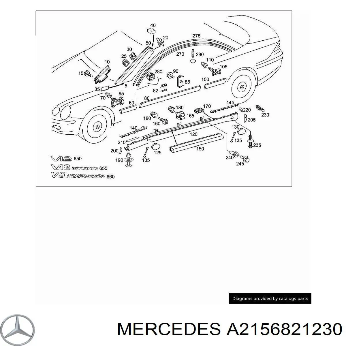 A2156821230 Mercedes 