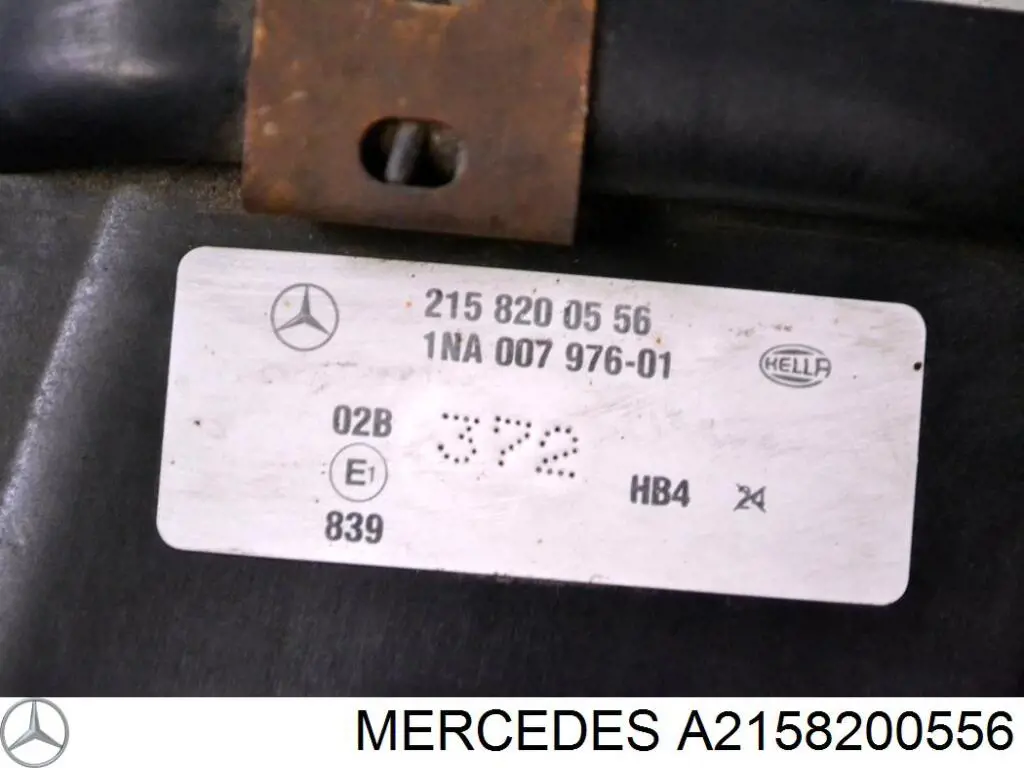 Фара протитуманна, ліва A2158200556 Mercedes