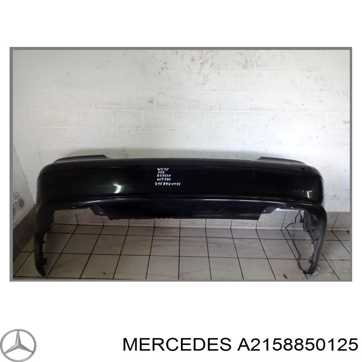 A2158850125 Mercedes Буфер (бампер) задній