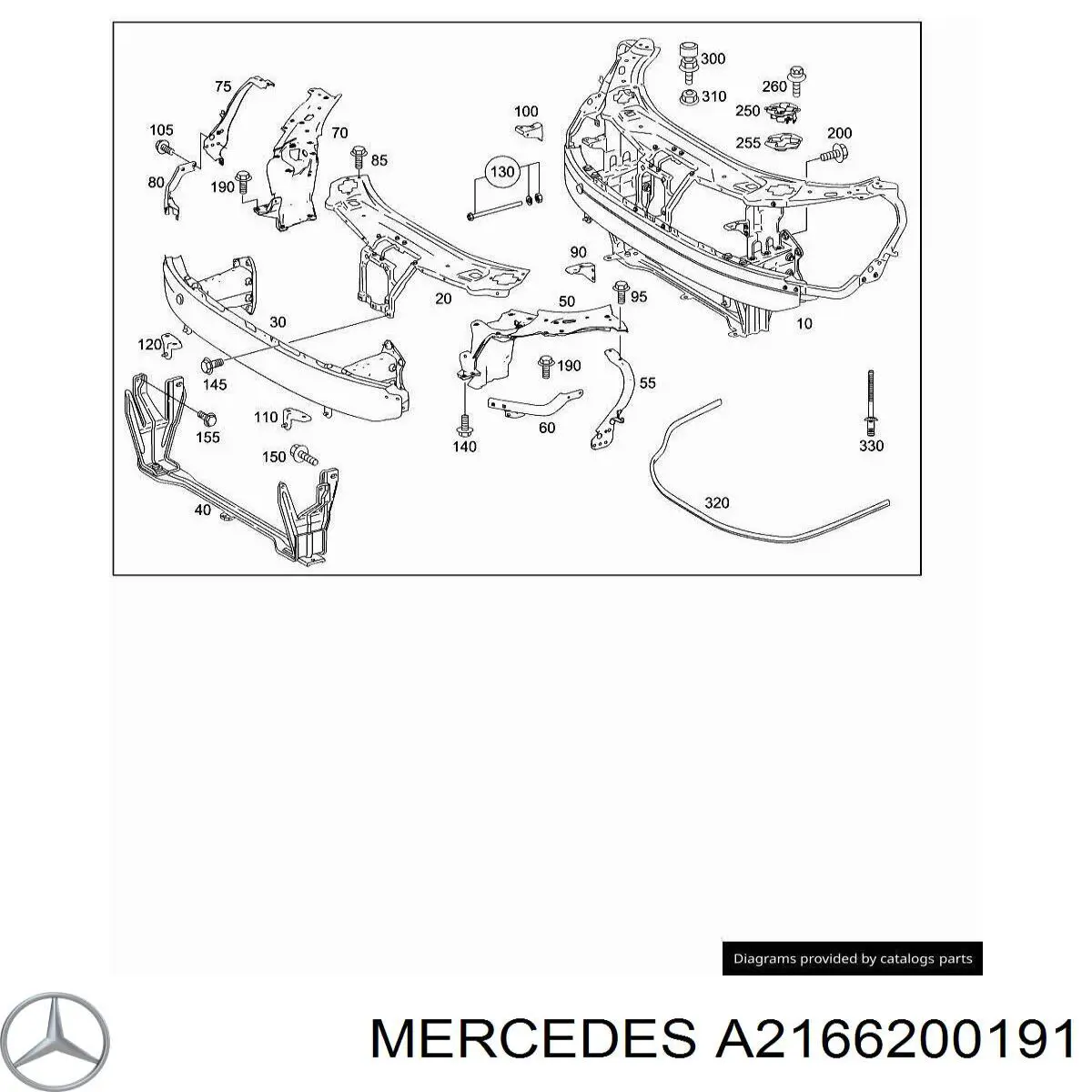 A2166200191 Mercedes 
