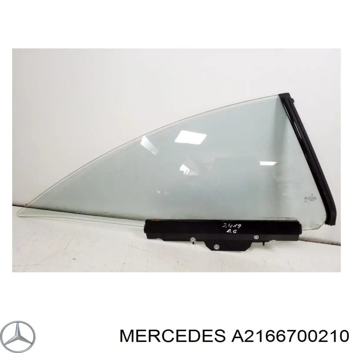 A2166700410 Mercedes Скло передніх дверей, правих