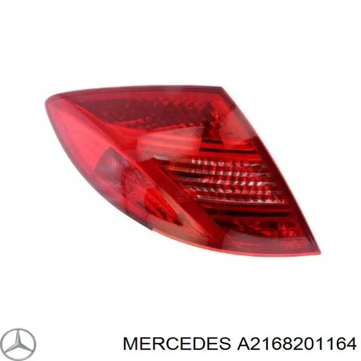 Ліхтар задній лівий Mercedes A2168201164 ціна, від 210.05 USD