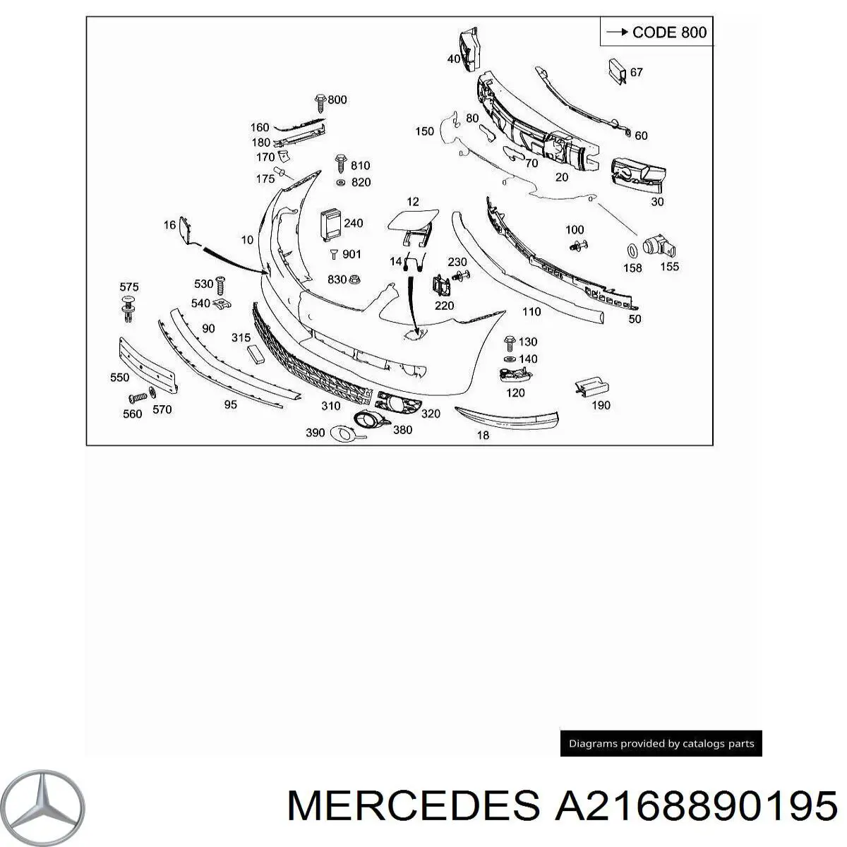  A2168890195 Mercedes