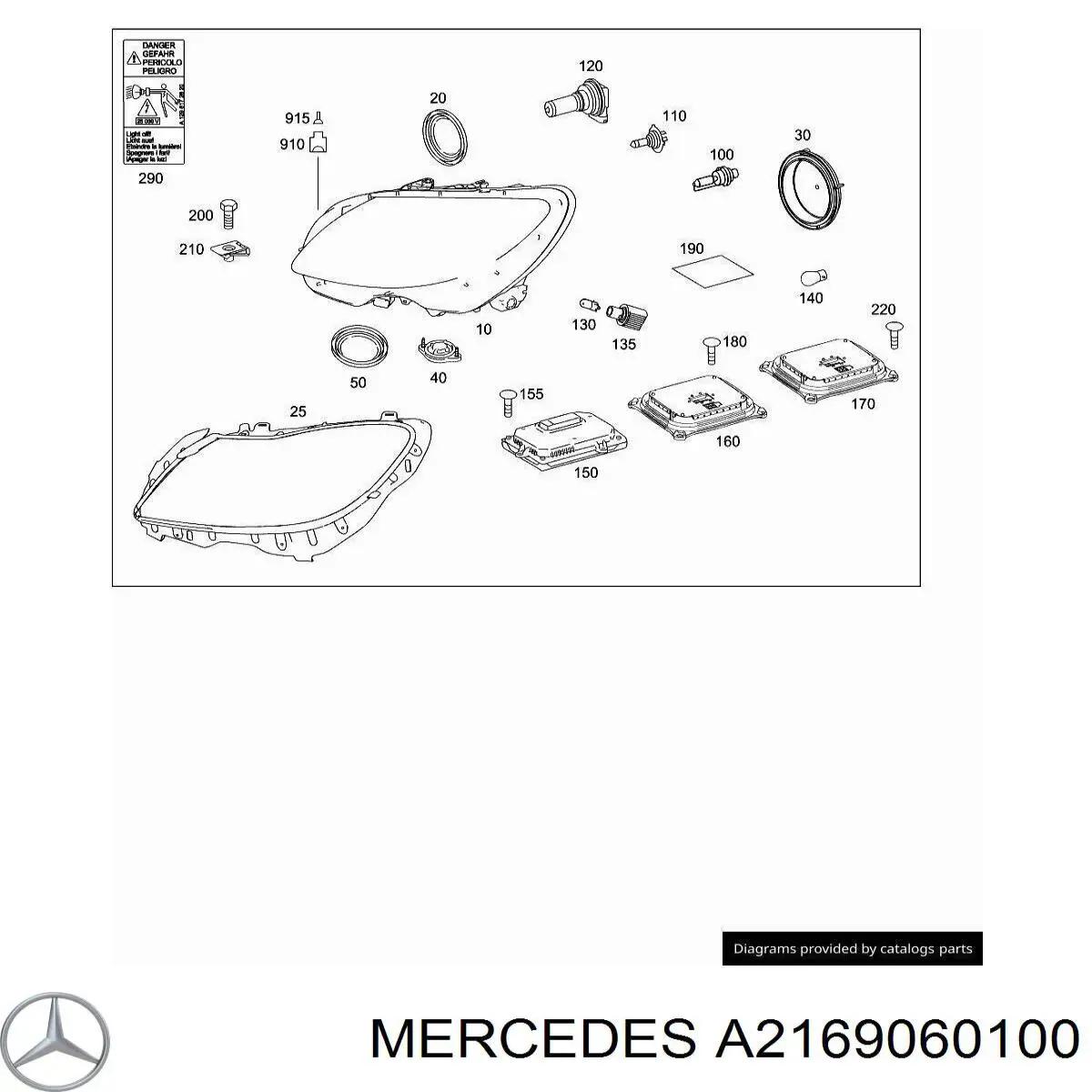 A2169060100 Mercedes 