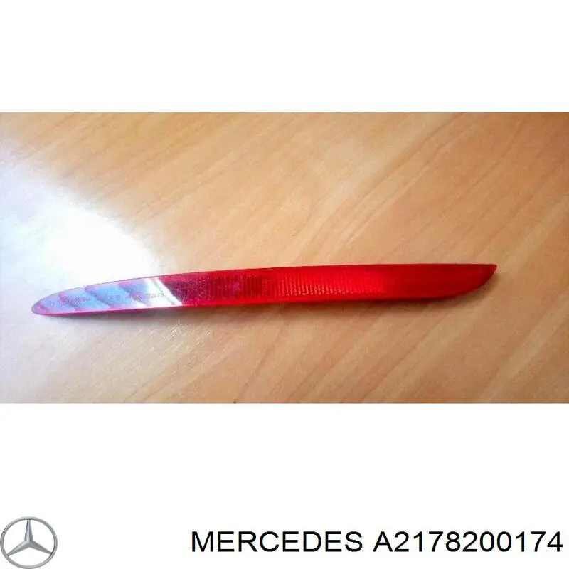 Лівий катафот заднього бампера Mercedes A2178200174 ціна, від 22.44 USD
