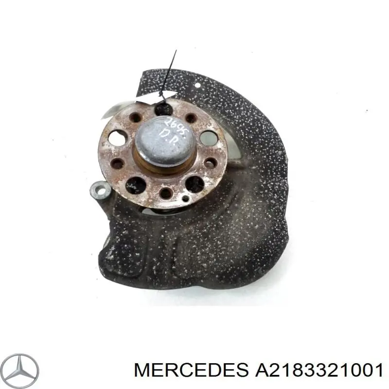 Купити A2183321001 Mercedes Кулак поворотний передній правий