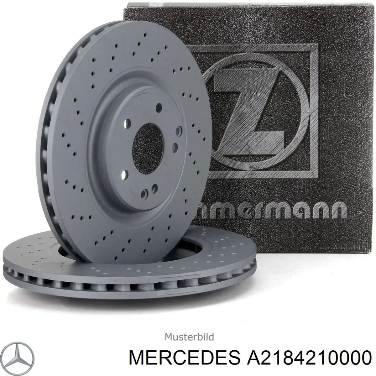 Диск переднього гальма Mercedes A2184210000 ціна, від 133.74 USD