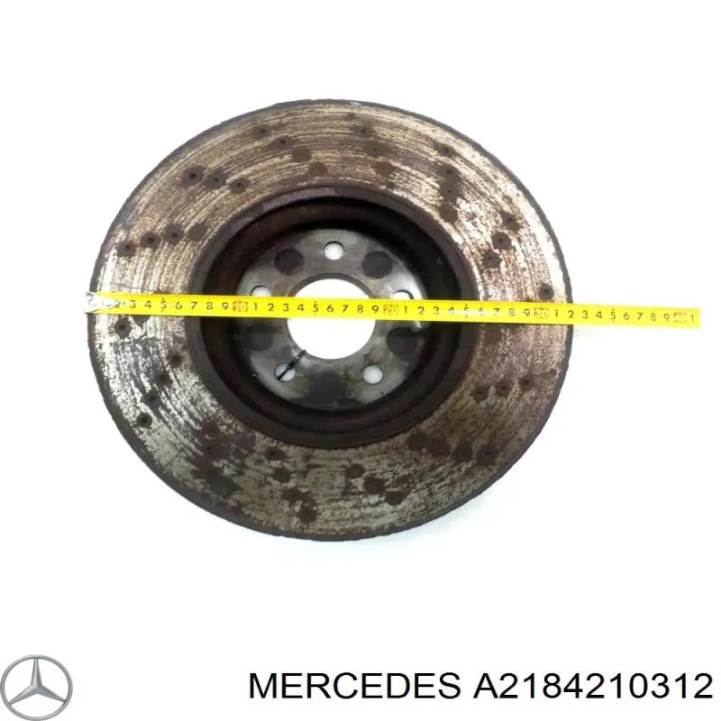 Диск переднього гальма Mercedes A2184210312 ціна, від 116.33 USD