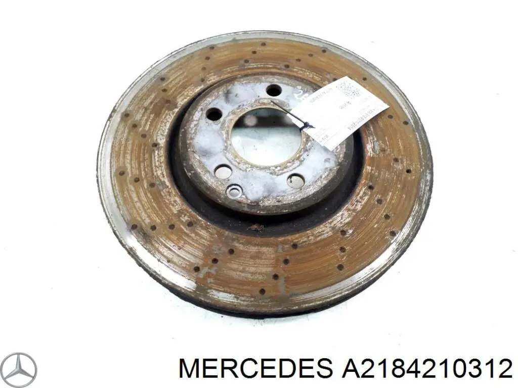 A2184210312 Mercedes Гальмо дискове переднє