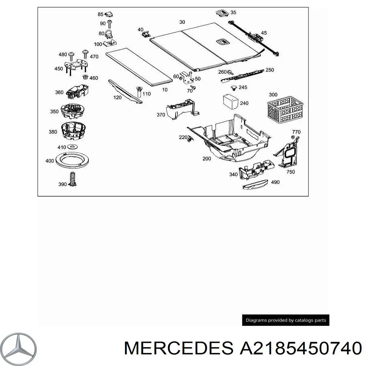 A2185450740 Mercedes 