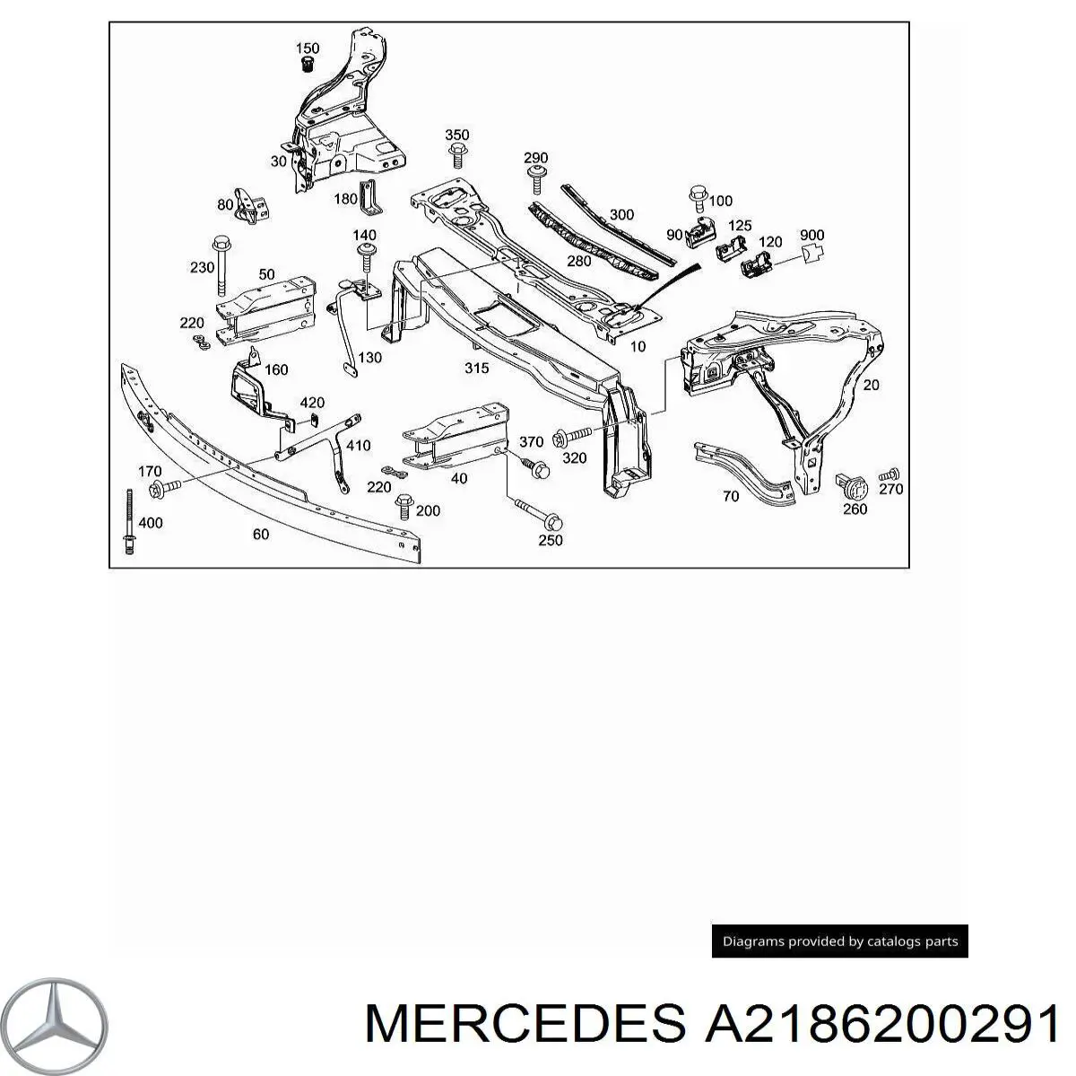 Купити A2186200600 Mercedes 