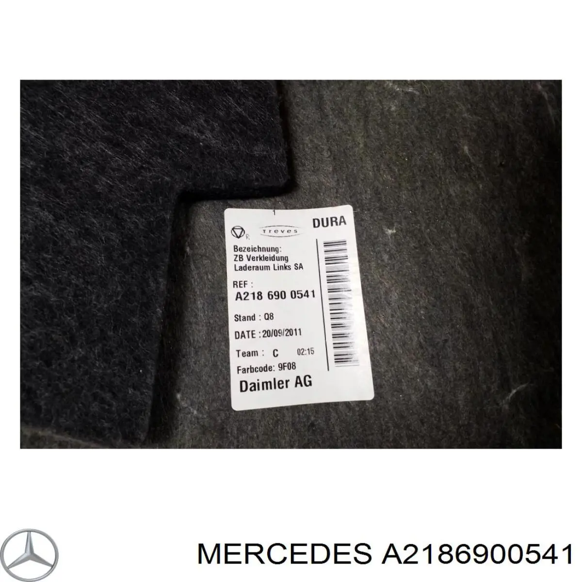 A2186900541 Mercedes 
