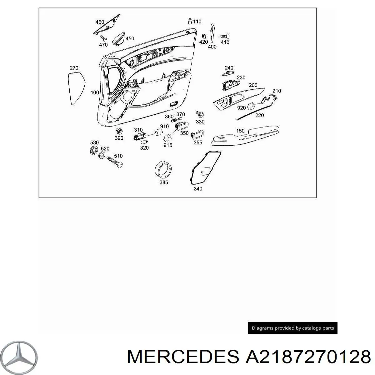 Купити A2187270128 Mercedes 