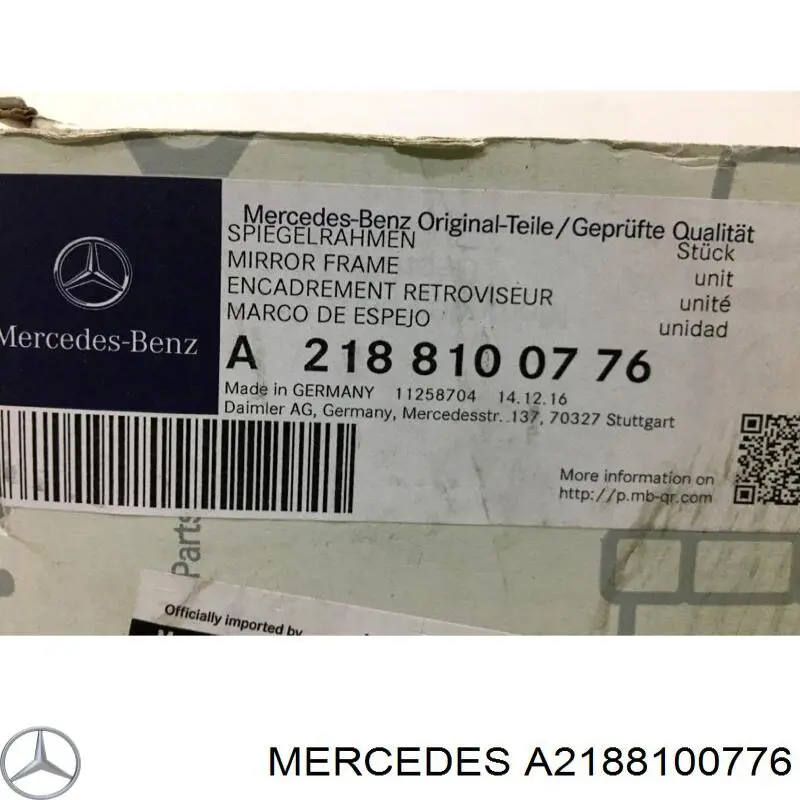 A2188100776 Mercedes 