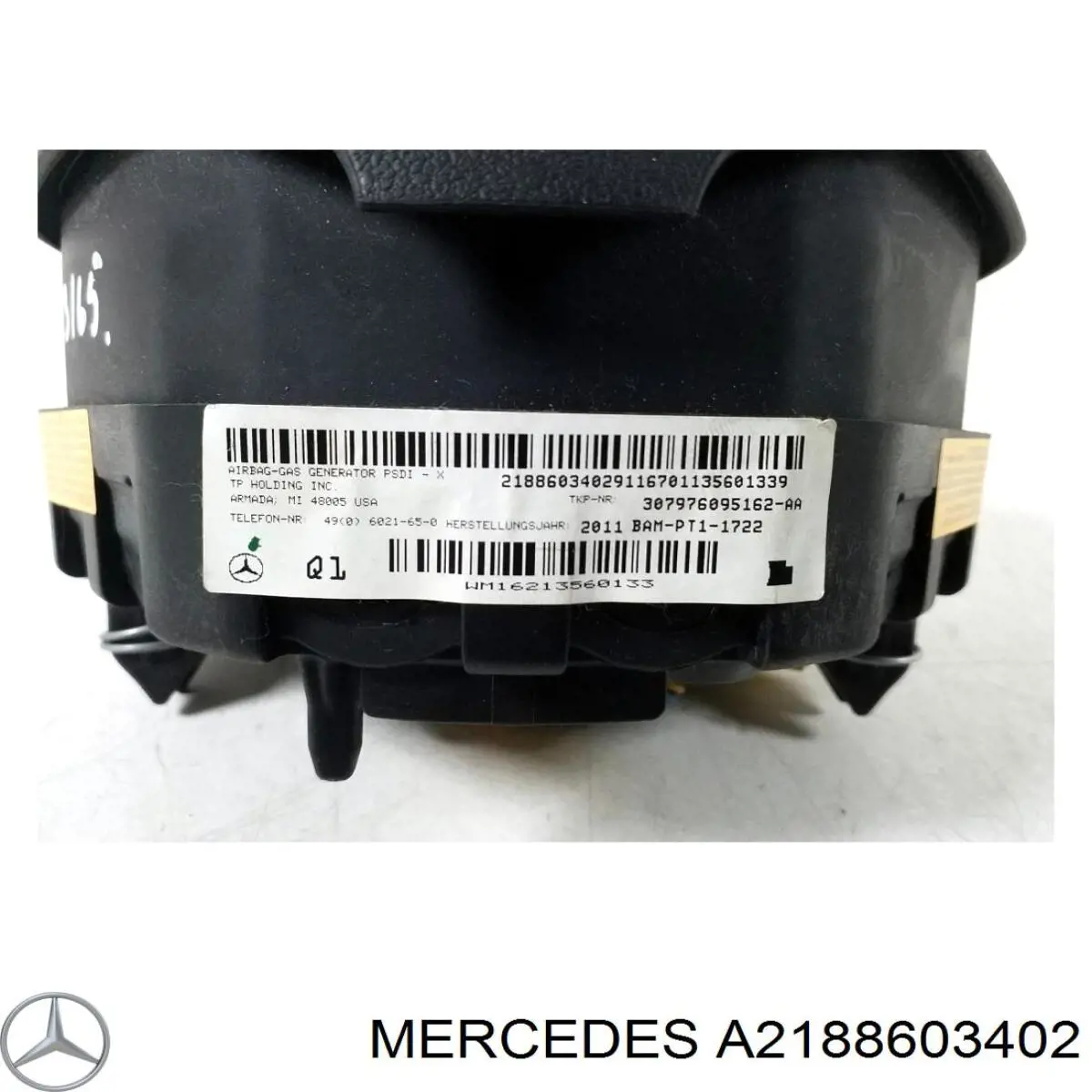 Подушка Айрбег водія Mercedes A2188603402 ціна, від 152.14 USD