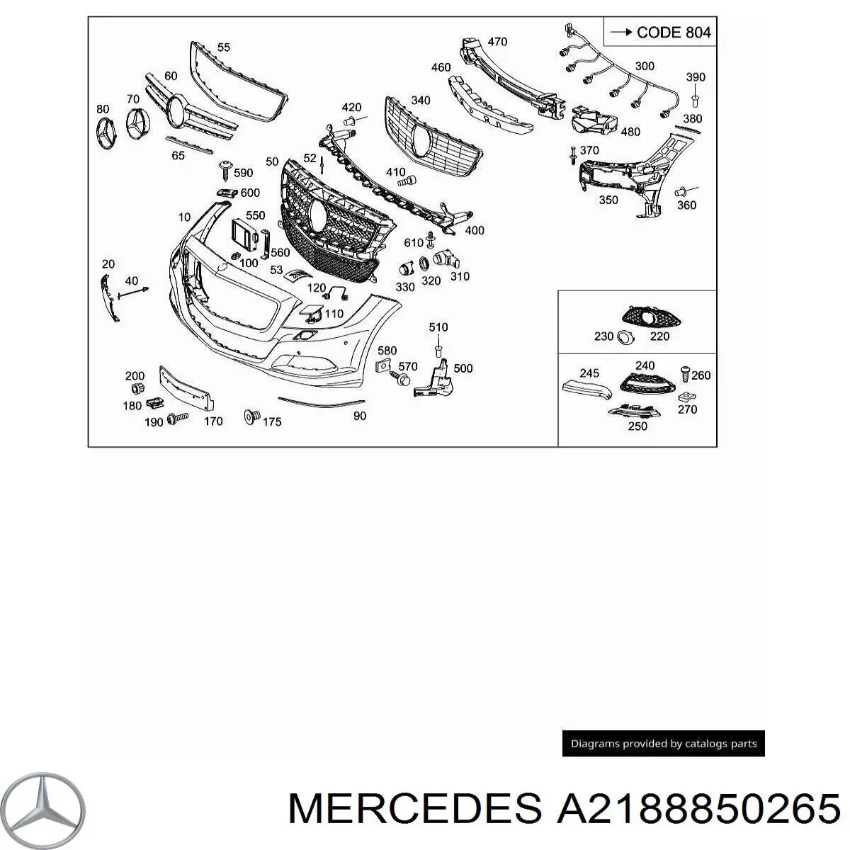 A2188850265 Mercedes 