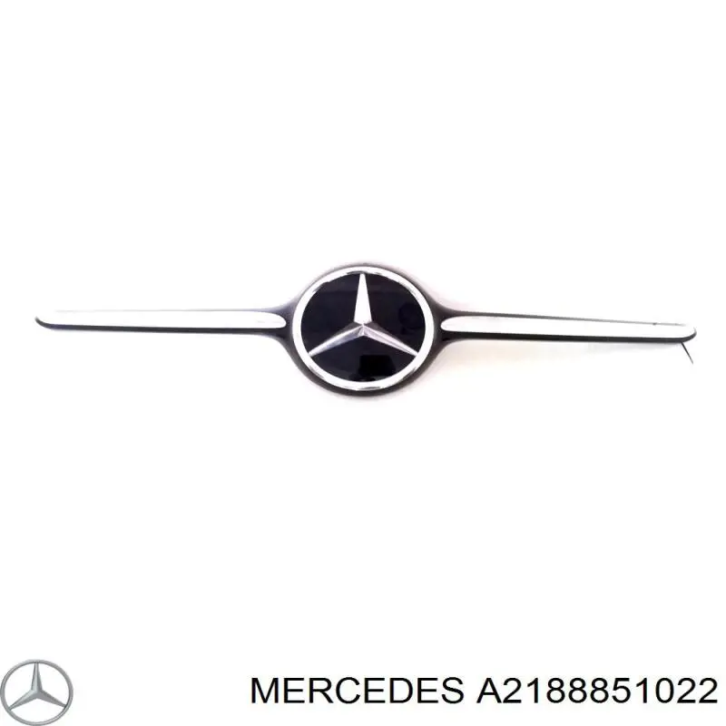 Накладка решітки радіатора нижня Mercedes A2188851022 ціна, від 153.49 USD