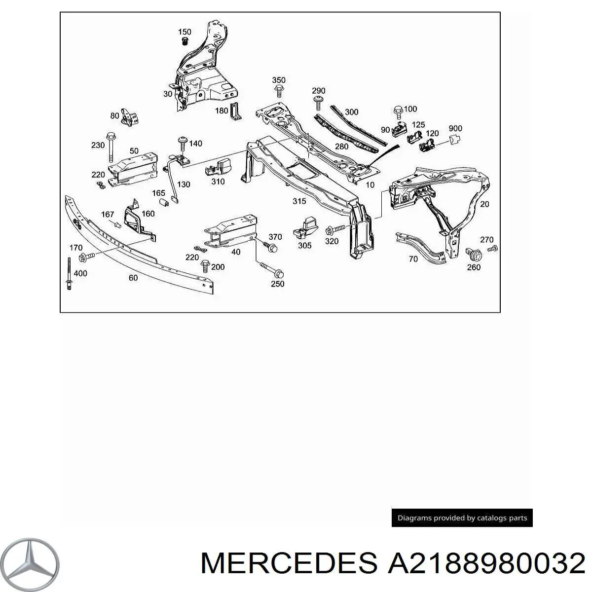 Купити A2188980132 Mercedes 