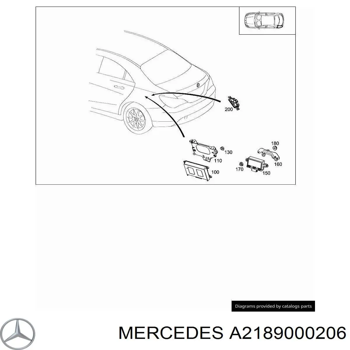 A2189004107 Mercedes 