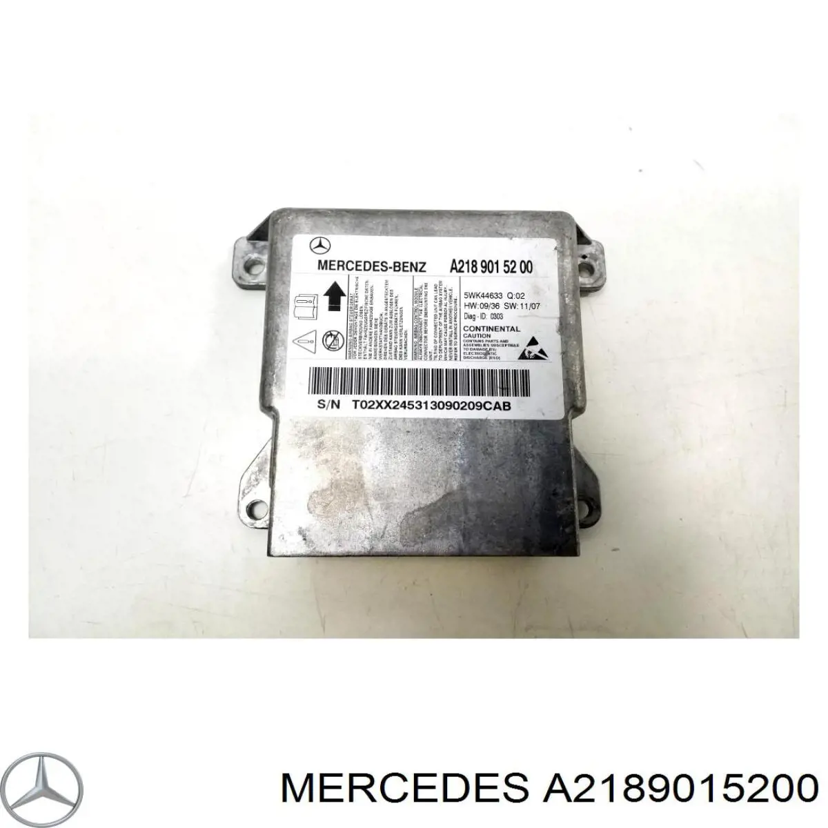 A2189015200 Mercedes Модуль-процесор управління подушки безпеки