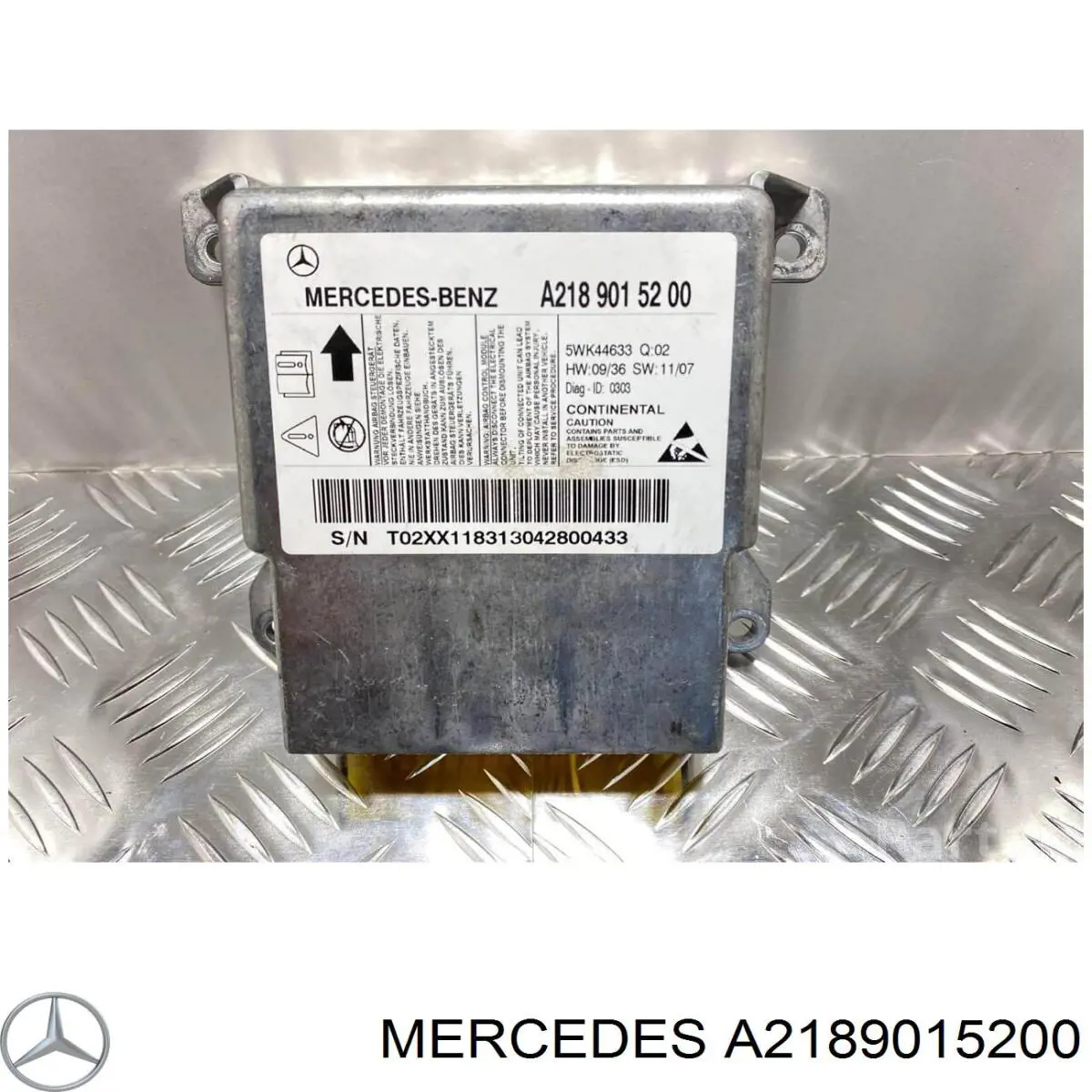 Купити A2189015200 Mercedes Модуль-процесор керування подушки безпеки