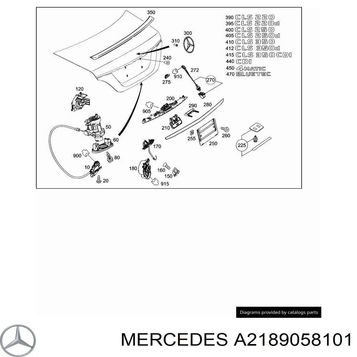 Камера системи забезпечення видимості Mercedes A2189058101 ціна, від 281.85 USD
