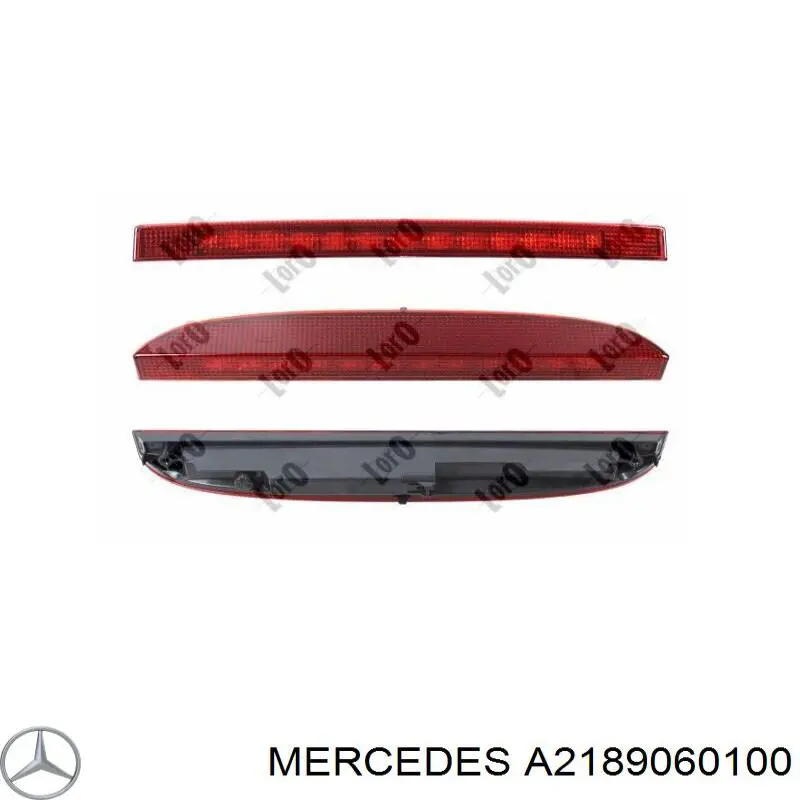 A2189060100 Mercedes Стоп-сигнал заднього скла