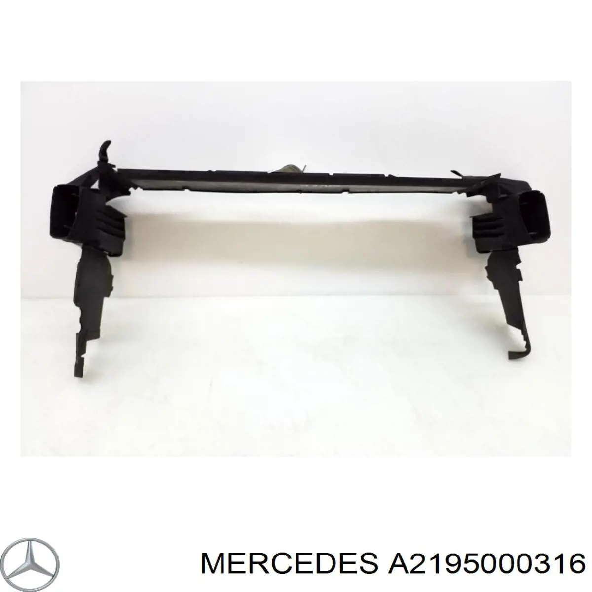 A2195000316 Mercedes повітропровід радіатора