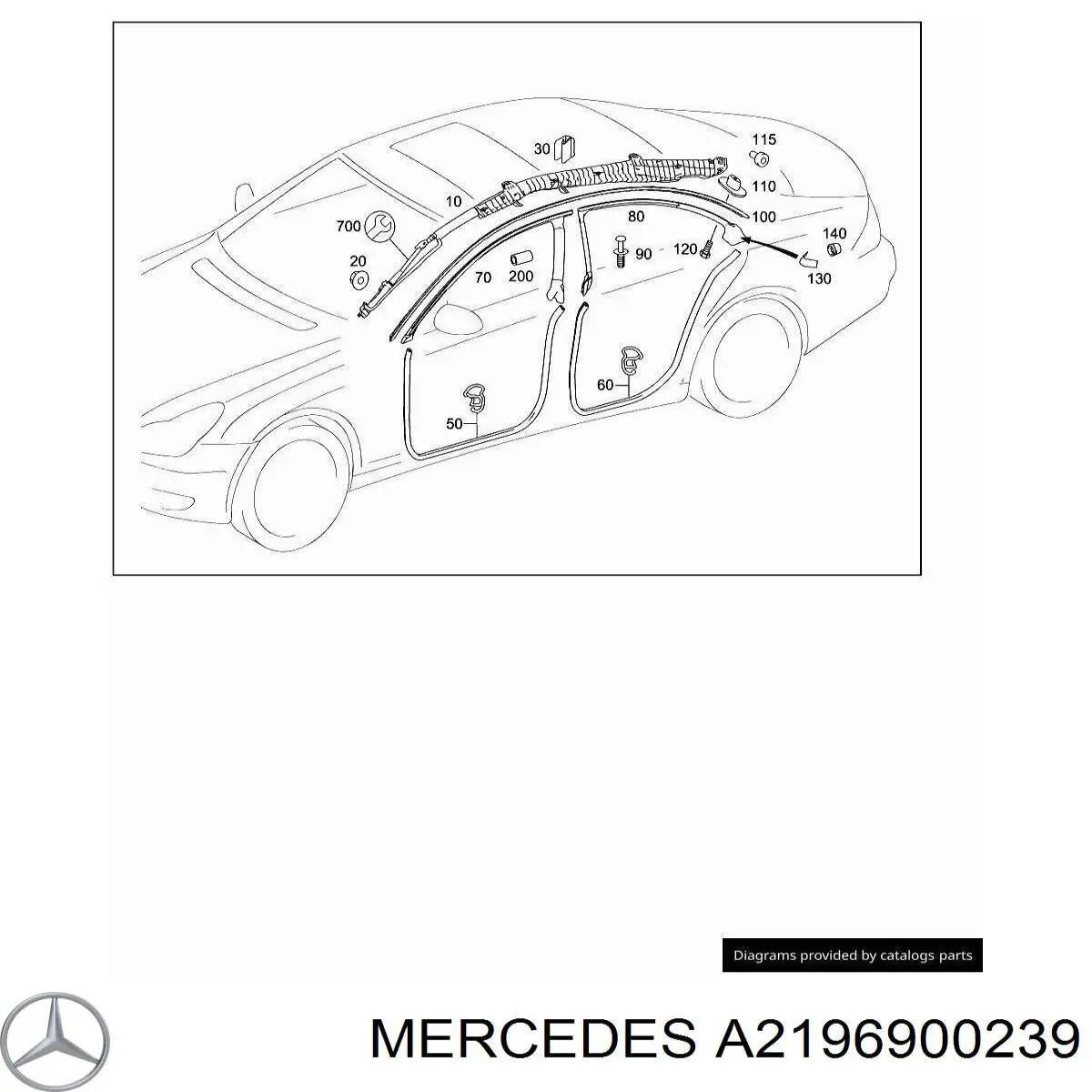 A2196900239 Mercedes 