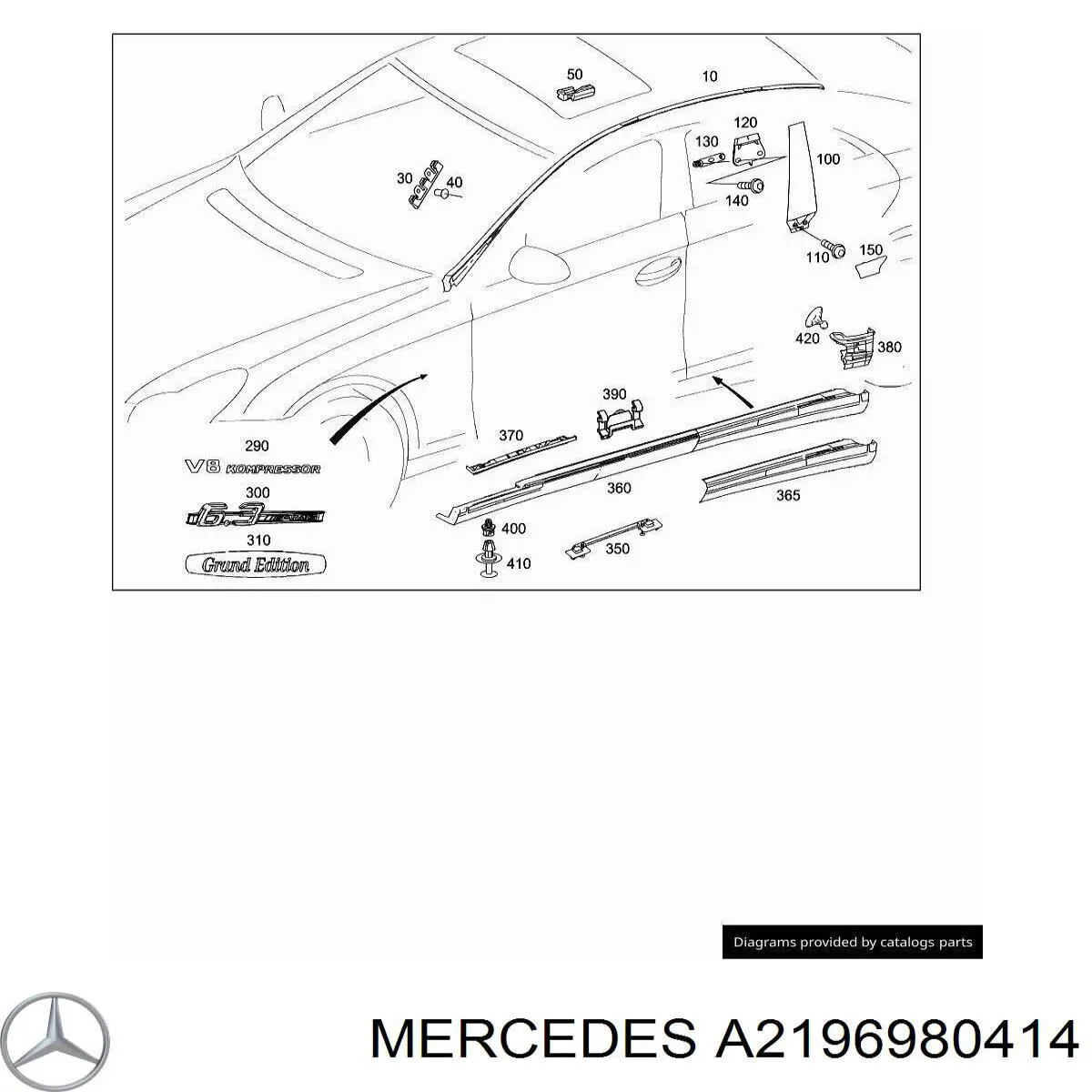 A2196980414 Mercedes 