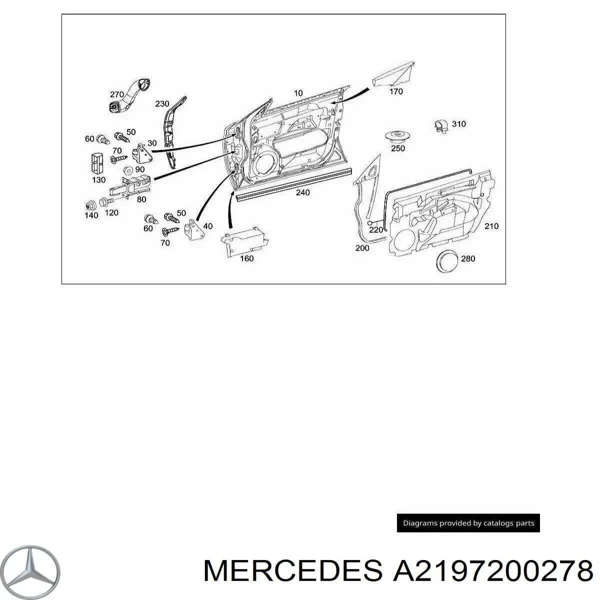 A2197200278 Mercedes 